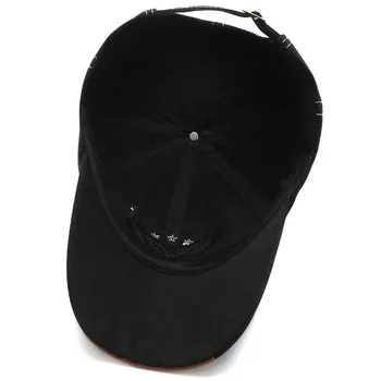 Naujas 3D Erelis Siuvinėjimo Juoda Beisbolo Kepurės, Vyrų ir Moterų Vyrų Kaulų Masculino Taktinis Snapback Cap Hip-Hop skrybėlę