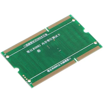 Naujas DDR3 Atminties Lizdas Testeris Kortelę su LED Šviesos Nešiojamas Plokštė Sąsiuvinis