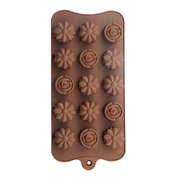 Naujas Mados Gėlių, Rožių Kepimo Forma Silikoninė Šokolado Torto Kepimo Formos Tortas Dekoravimo Pelėsių