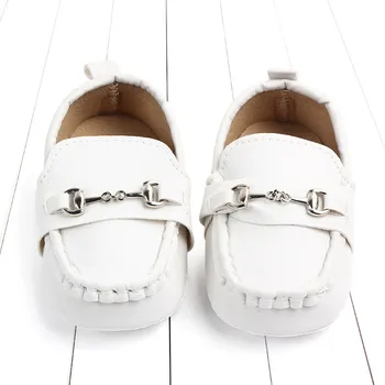 Naujas naujagimį berniuką batai su Rausva juostele Pleistras Atsitiktinis minkšto dugno neslidus kvėpuojantis naujas gimęs kūdikis merginos Kūdikiams, vaikiška avalynė