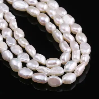 Naujas nereguliarus baltos, rožinės perlų karoliukus, Paprastas ir stilingas, šaliai, papuošalai, dovana pearl dydis 4-5mm