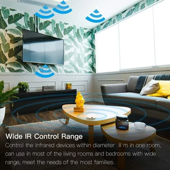 Naujas WiFi IR Kontrolės Centru Smart Home Blaster Infraraudonųjų spindulių Belaidis Nuotolinio Valdymo Per 
