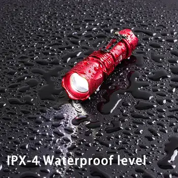 Nešiojamas Galingas Led Ryškus Žibintuvėlis atsparus Vandeniui Žibintuvėlis, Kempingas, Lauko Žygiai Kelionės Saugiai Apsaugos Handheld LED Flashligh