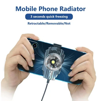 Nešiojamas Mobiliojo Telefono Radiatorių 4.7-7.5 colių Žaidimų USB Aušintuvo Ventiliatorius, Šilumos Kriaukle Mobiliojo Telefono Aušintuvo Xiaomi 