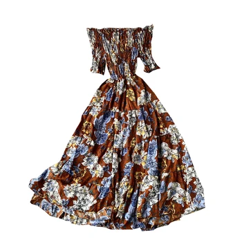 Nėriniai Trumpomis Rankovėmis Suknelė Tinklinio Vasaros Suknelės Moterims Seksualus Siuvinėjimo Kietas 2021 Boho Nėrinių Šalis Elegantiškas Spausdinti Gėlių Derliaus-Line