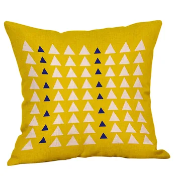 Pagalvėlės Mados Įvairių spalvų Medvilnės Skalbiniai Garstyčių Pagalvės užvalkalą Geltona Geometrinis Rudenį Pagalvių užvalkalus Namų Sofa-Dekoratyvinis #763