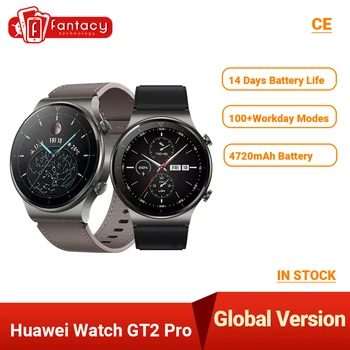 Pasaulinė Versija Huawei Žiūrėti GT 2 PRO Smart Žiūrėti GPS 14 Dienų Baterija Vandeniui Telefono Belaidžio ryšio ChargingFor 