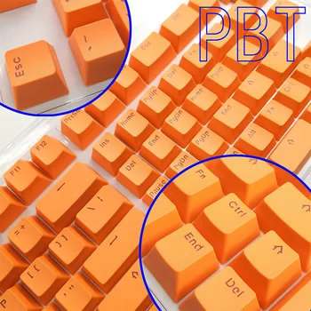 PBT Skaidrus Keycaps Žaidimų Mechaninė Klaviatūra ISO Išdėstymas 61/64/68/71/72/82/84/87 Klavišus Mini Mechaninė Klaviatūra Gamer
