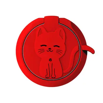Piršto Žiedą Turėtojas Daugiafunkcinis Pasukti Animacinių filmų Mobilus Telefonas Cat Modelis Piršto Žiedą Rankena mobiliųjų Telefonų 2021 Naujas