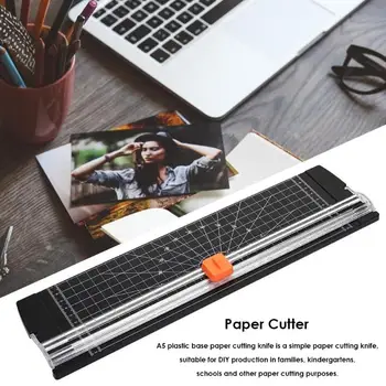 Plastikinio Pagrindo Popierius Žoliapjovės Nešiojamų A4 Formato Popieriaus Pjovimo Mašina Nuotrauka Cutter Užrašų Knygelė Ašmenys Home Office Meno Amatų Įrankiai