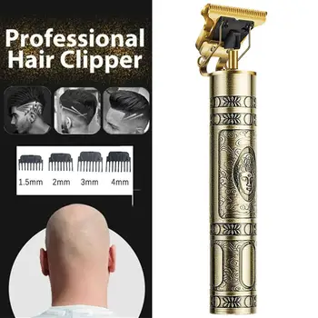 Profesionali Plaukų Clipper Vyrų Elektriniai Plaukų Žoliapjovės 0mm Plikas Mažesne nei rinkos verte Priemonę, Daugiafunkcinis Plaukų Clipper Set Home Kirpykla