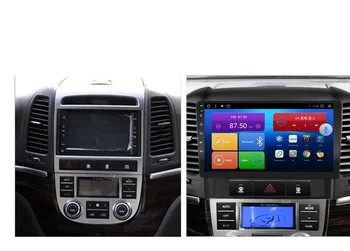 PX6 Android 10.0 4+128G Už Hyundai Santa Fe 2006-2012 Automobilio DVD Grotuvas GPS Navigacija, Auto Stereo Radijo Multimedijos Galvos Vienetas DSP