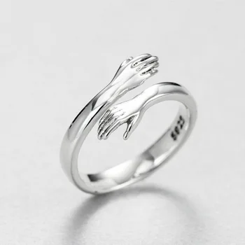 RBXC 2021 nauja meilė apkabinti žiedas retro apyrankę, žiedą, papuošalai atidarymo lady žiedas dovana