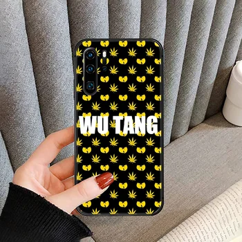 Repo grupės Wu Tang Clan Telefono dėklas padengti Huawei P Mate Smart 10 20 30 40 Lite Z 2019 Pro juoda juoda hoesjes silikono ministras