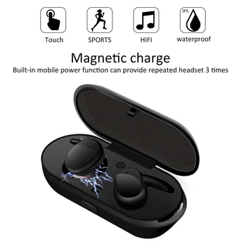 Savioke Y30 Belaidžio Blutooth 5.0 Ausinių Triukšmo Panaikinimo laisvų Rankų įranga HiFi 3D Stereo Garso Muzikos In-ear Ausinių, Skirta 