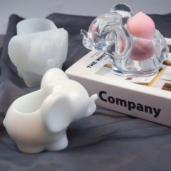Silikono 3D Dramblys Epoksidinės Dervos Pelėsių 
