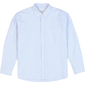 SIMWOOD 2021 m. Pavasarį Naujas Oksfordo Marškinėliai Vyrams Vertikaliai Dryžuotas Klasikinio Atsitiktinis Medvilnės Marškinėliai Plius Dydžio Prekės ženklo Drabužių SK130344