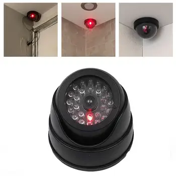 Smart Indoor/Outdoor Manekeno Stebėjimo Kamerą Namų Netikrą Saugumo Su VAIZDO Priešrūkiniai Žibintai LED Fotoaparatas Raudonas atsparus Vandeniui Dome Flas K9Y8
