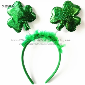 St. Patrick ' s Day party veiklos rekvizitai Airijos Festivalis dobilo serijos lankelis lankelis didmeninės