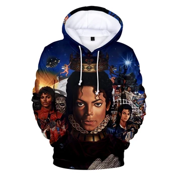 Super Žvaigždė Michael Jackson 3D Hoodies Mados Vyrams/moterims Palaidinės Michael Jackson Vaikai Puloveriai, vyriški Drabužiai