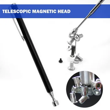 Teleskopinė, Reguliuojama Magnetinio Pick-Up Įrankių Rankena Ištraukiamas Ilgai Pasiekti Pen Patogus Įrankis Įlaipinami Galingas magnetas magnetas