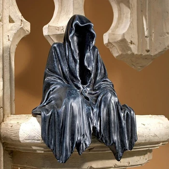 Trileris Nightcrawler Statula Gotikos Sėdi Skulptūrų Kūrybos Dervos Dekoro Dervos Statulėlės Namų Papuošalas Apdailos Dovana Nightcra