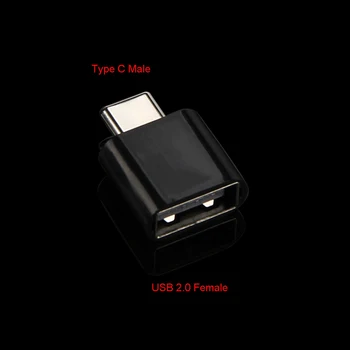 USB-C C Tipo USB 3.1 Male Į USB Moterų OTG Duomenų Adapteris OnePlus 3T MacBook Q39D