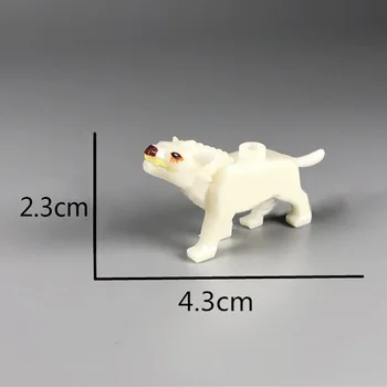 Vienai Gyvūnų Zoologijos sodas Duomenys Žaislas Plytų Vilkas Šviesos Vilkas Blokai Modelis Vaikams mokomieji Žaislai Vaikams