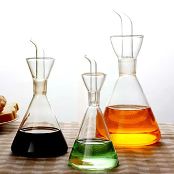 Virtuvės specialaus stiklo, aliejaus butelis anti-drip aliejaus butelis aliejaus, acto butelis druska oilerio namų
