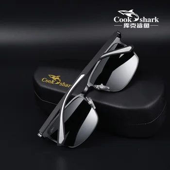 Virėjas Ryklys 2021 nauji akiniai nuo saulės vyriški akiniai nuo saulės HD poliarizuota vairavimo vairuotojų spalvos akinius banga