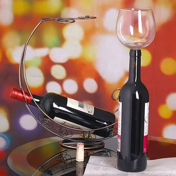 Vyno Butelis Krištolo Taurės Gėrimo Kokteilis Puodelis Patvarus, Puikiai Drinkware Šampano Taurės Topper Baras Įrankiai Dovana Skaidrus 2021