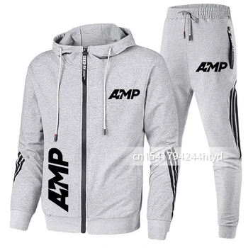 Vyriški batutas, krepšinio, sportinę aprangą su gaubtu 2021 naujas AMP vyriški sportiniai pavasario gatvės drabužių gatvės šokių dviejų dalių kostiumas