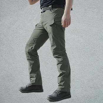 Vyriški Elastiniai Multi-Pocket Tactical Kelnes Vyrų Miestų Karinių Trumpas Darbas Dėvėti Krovinių Slim Fit 5XL