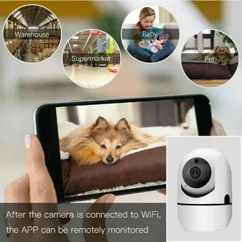 Wifi IP Kameros 1080P FHD PTZ Auto Stebėjimo Namų Apsaugos Kamera, Naktinio Matymo Dviejų krypčių Garso Belaidės VAIZDO Stebėjimo Kameros