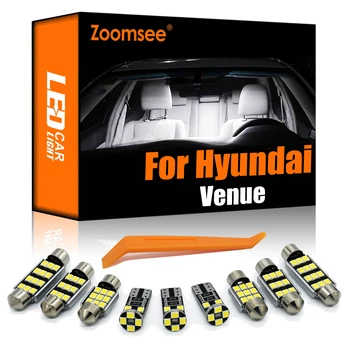 Zoomsee 11Pcs Interjero VADOVAVO Hyundai Vieta 2019 2020 Geriausias Canbus Transporto priemonės Lemputė Indoor Dome Žemėlapio Skaitymas Kamieno Lengvųjų Automobilių Lempa, Rinkinys