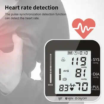 Širdies ritmas, Pulso Matuoklis Matavimo Sphygmomanometer Medicinos Riešo Sphygmomanometer PR Viršutinės Rankos Pulso Matuoklis Pulso Matuoklis Įranga