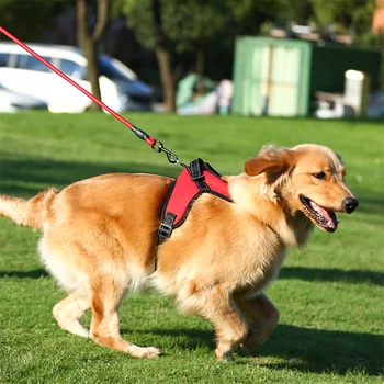 Šuns Pakinktai Nailono Atspindintis Reguliuojami Diržai Vidutinio ir Didelio Naughty Dog-Pet Panaudoti Vest Lauko Pėsčiomis Šunų Reikmenys