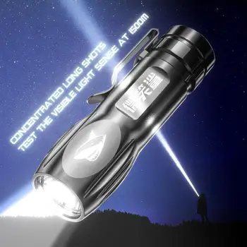 Žibintuvėlis Stiprios Šviesos Įkrovimo Zoom, Super Šviesus Xenon Specialiųjų Pajėgų Namų Lauko Nešiojamų Naktį Led Žibintuvėlis